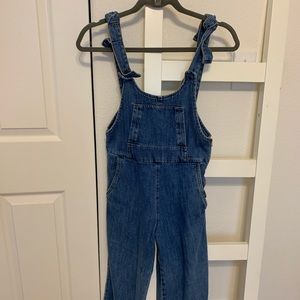 Girls denim overalls
